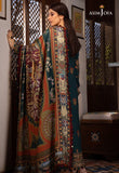 The Syra Edit Unstitched Embrodered Cotton Slub 3Pc Suit AJK-10