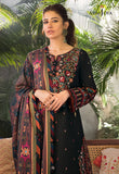 The Syra Edit Unstitched Embrodered Cotton Slub 3Pc Suit AJK-11