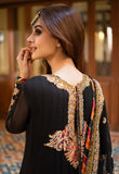 Asim Jofa Eid Festive Embroidered Chiffon Unstitched 3Pc Suit AJKM-01