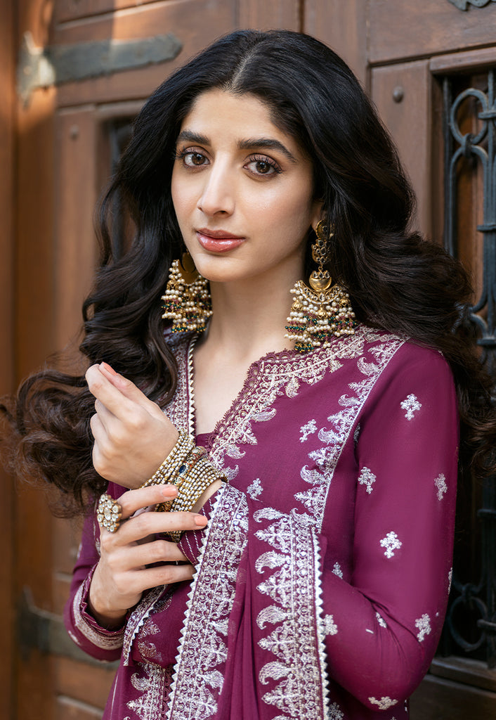 Asim Jofa Eid Festive Embroidered Cotton Unstitched 3Pc Suit AJKM-02