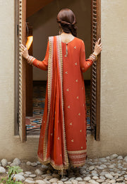 Asim Jofa Eid Festive Embroidered Chiffon Unstitched 3Pc Suit AJKM-03