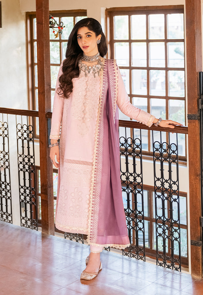 Asim Jofa Eid Festive Embroidered Cotton Unstitched 3Pc Suit AJKM-08