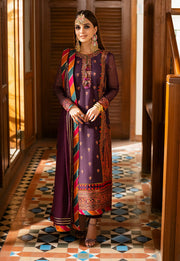 Asim Jofa Eid Festive Embroidered Cotton Unstitched 3Pc Suit AJKM-09