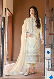Asim Jofa Eid Festive Embroidered Cotton Unstitched 3Pc Suit AJKM-10