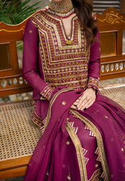 Asim Jofa Eid Festive Embroidered Cotton Unstitched 3Pc Suit AJKM-11