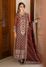 Asim Jofa Eid Festive Embroidered Net Unstitched 3Pc Suit AJKM-13