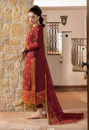 Asim Jofa Eid Festive Embroidered Cotton Unstitched 3Pc Suit AJKM-20