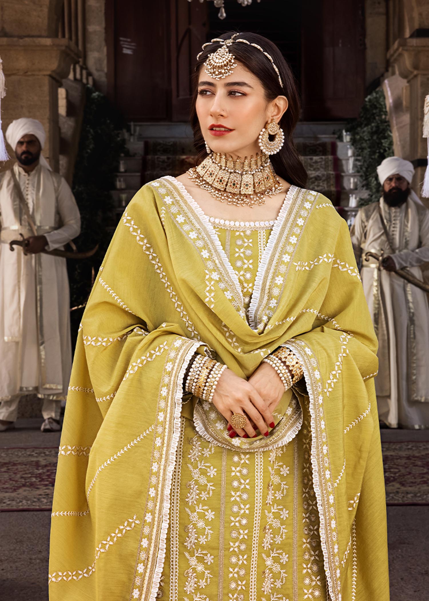 Asim Jofa The Mughal Queen Lucknowi Unstitched Chikankari 3Pc AJMQ-01