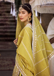 Asim Jofa The Mughal Queen Lucknowi Unstitched Chikankari 3Pc AJMQ-01