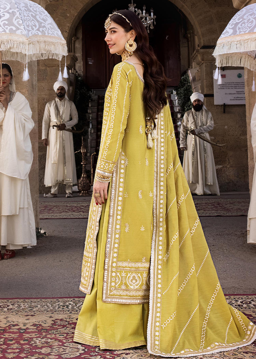 Asim Jofa The Mughal Queen Lucknowi Unstitched Chikankari 3Pc AJMQ-01