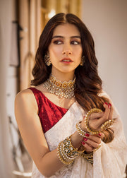 Asim Jofa The Mughal Queen Lucknowi Unstitched Chikankari Saree AJMQ-05