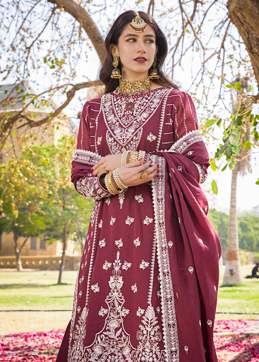 Asim Jofa The Mughal Queen Lucknowi Unstitched Chikankari 3Pc AJMQ-12