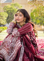 Asim Jofa The Mughal Queen Lucknowi Unstitched Chikankari 3Pc AJMQ-12