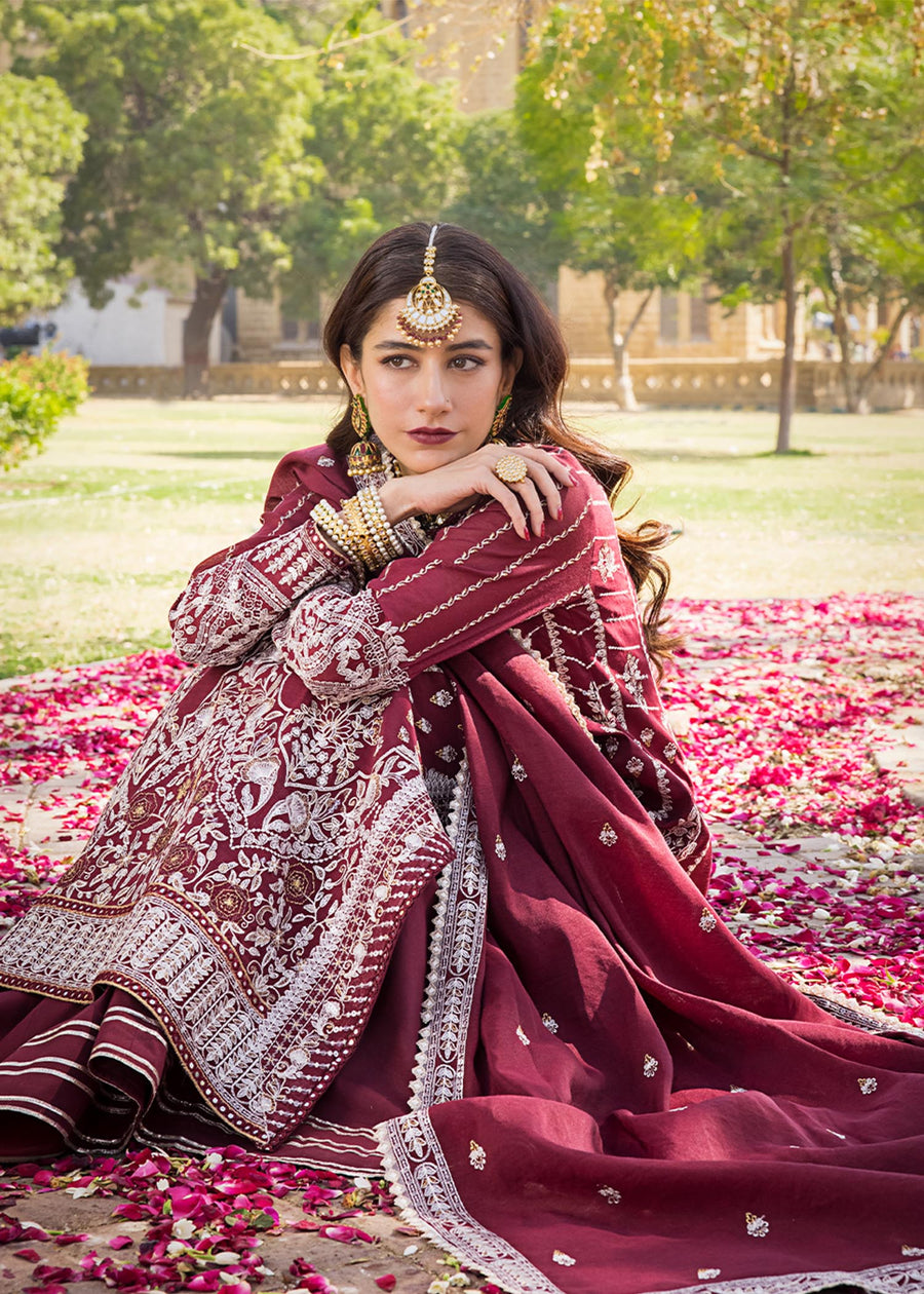 Asim Jofa The Mughal Queen Lucknowi Unstitched Chikankari 3Pc AJMQ-12