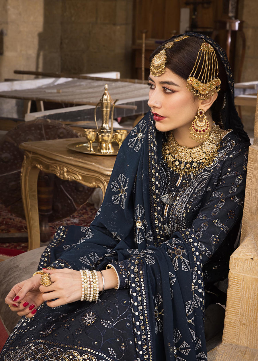 Asim Jofa The Mughal Queen Lucknowi Unstitched Chikankari 3Pc AJMQ-06