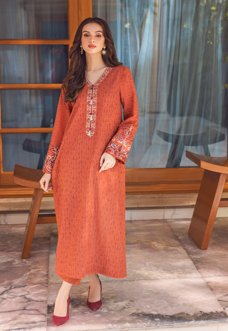 Asim Jofa Essential Embroidered Unstitched 2 Piece Suit AJP-07
