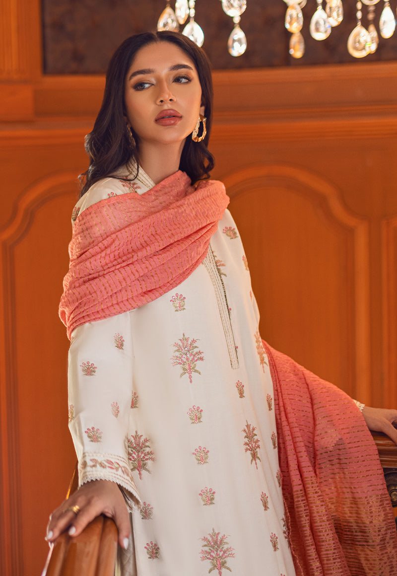 Asim Jofa Essential Embroidered Unstitched 3 Piece Suit AJP-09