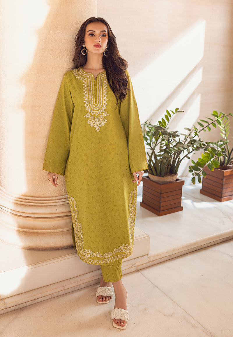 Asim Jofa Essential Embroidered Unstitched 2 Piece Suit AJP-10