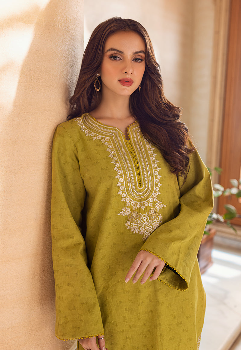 Asim Jofa Essential Embroidered Unstitched 2 Piece Suit AJP-10