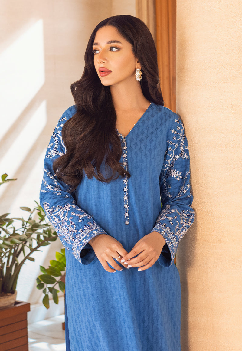 Asim Jofa Essential Embroidered Unstitched 1 Piece Shirt AJP-12