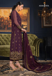 The Ramsha Edit by Asim Jofa Festive Embroidered 3Pc Suit AJRE-10