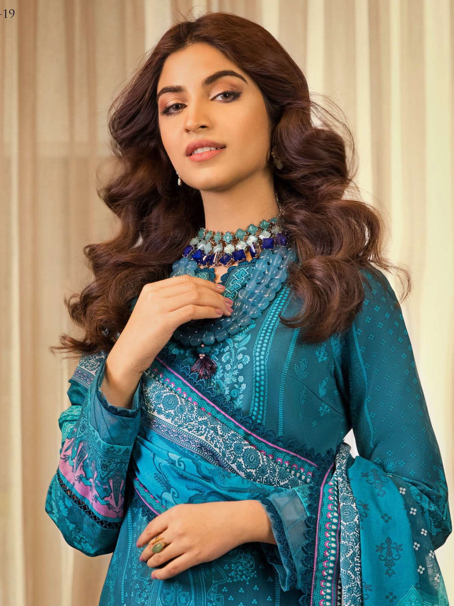 Rania by Asim Jofa Unstitched Printed Lawn 3 Piece Suit AJRP-19