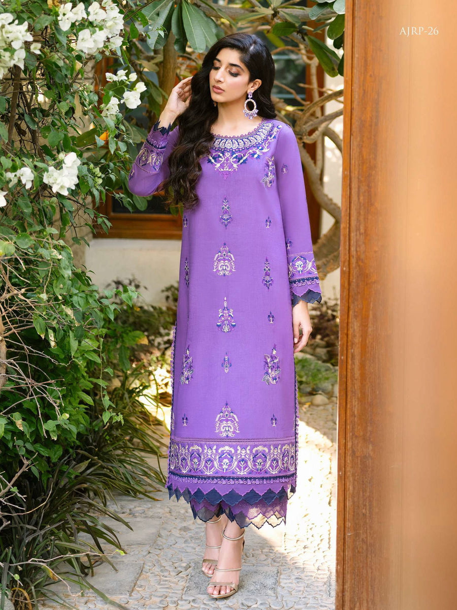 Rania by Asim Jofa Unstitched Embroidered Cambric 2 Piece Suit AJRP-26