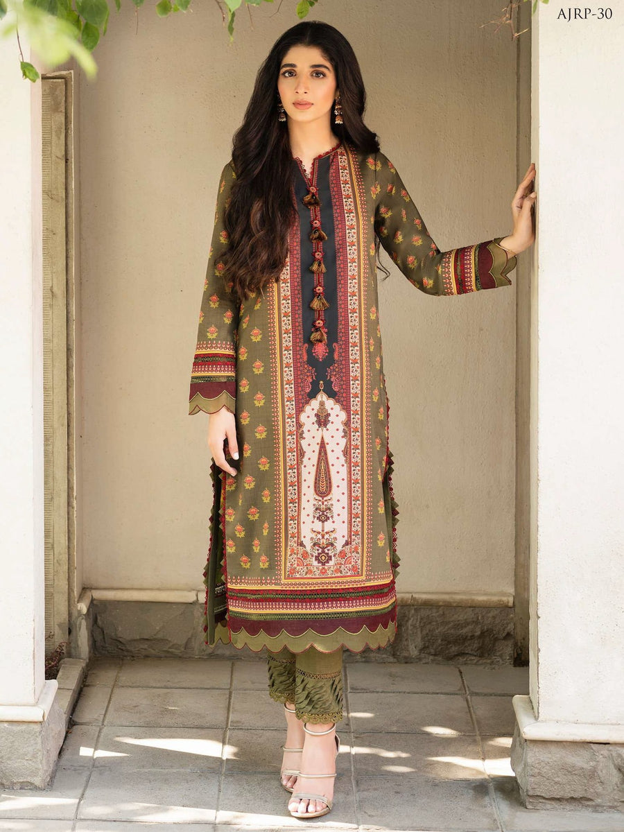 Rania by Asim Jofa Unstitched Printed Lawn 2 Piece Suit AJRP-30