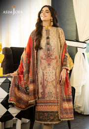 Rania by Asim Jofa Unstitched Embroidered Lawn 2 Piece Suit AJS-05