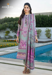 Rania by Asim Jofa Unstitched Printed Lawn 3 Piece Suit AJS-06