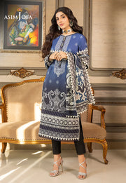 Rania by Asim Jofa Unstitched Printed Lawn 3 Piece Suit AJS-07