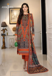Rania by Asim Jofa Unstitched Printed Lawn 2 Piece Suit AJS-08