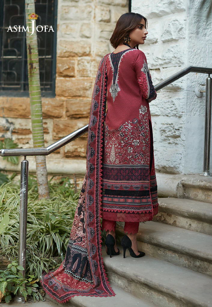 Rania by Asim Jofa Unstitched Printed Lawn 2 Piece Suit AJS-12