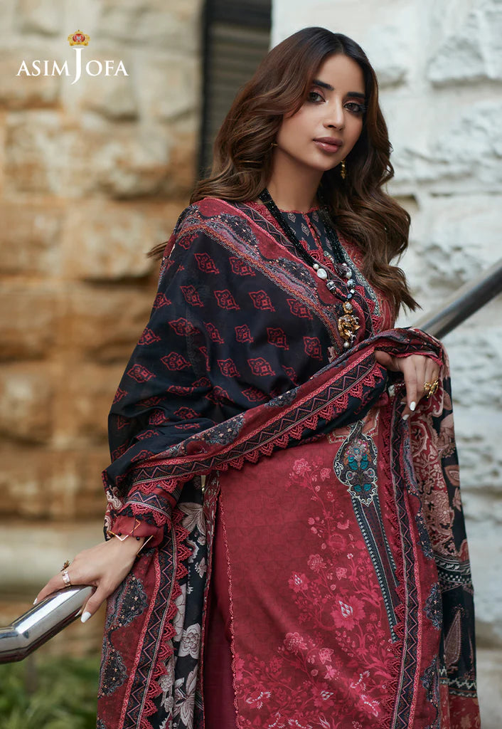 Rania by Asim Jofa Unstitched Printed Lawn 2 Piece Suit AJS-12