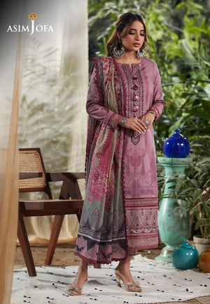Rania by Asim Jofa Unstitched Embroidered Lawn 2 Piece Suit AJS-19
