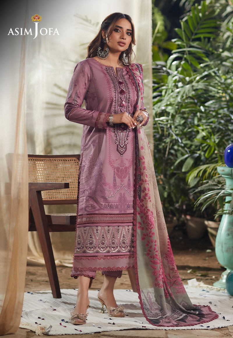Rania by Asim Jofa Unstitched Embroidered Lawn 2 Piece Suit AJS-19
