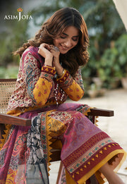 Rania by Asim Jofa Unstitched Printed Lawn 3 Piece Suit AJS-21