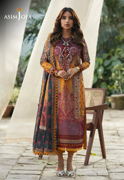 Rania by Asim Jofa Unstitched Printed Lawn 3 Piece Suit AJS-21