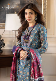 Rania by Asim Jofa Unstitched Printed Lawn 2 Piece Suit AJS-27