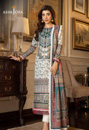 Rania by Asim Jofa Unstitched Embroidered Lawn 2 Piece Suit AJS-29