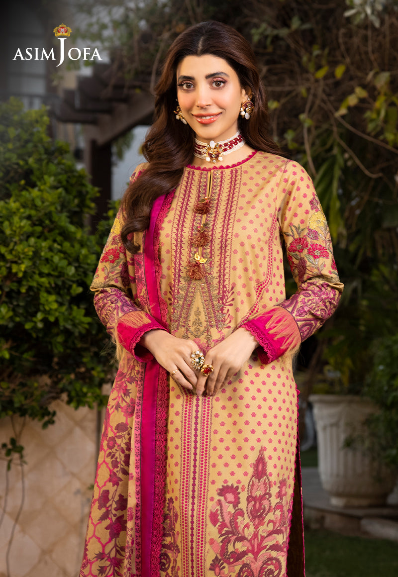 Rania by Asim Jofa Unstitched Embroidered Lawn 3 Piece Suit AJS-31