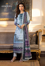 Rania by Asim Jofa Unstitched Printed Lawn 2 Piece Suit AJS-32