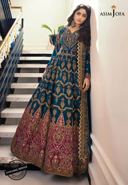 Asim Jofa Jaan-e-Adaa Sajal Edit Unstitched Embroidered Suit AJSE-01