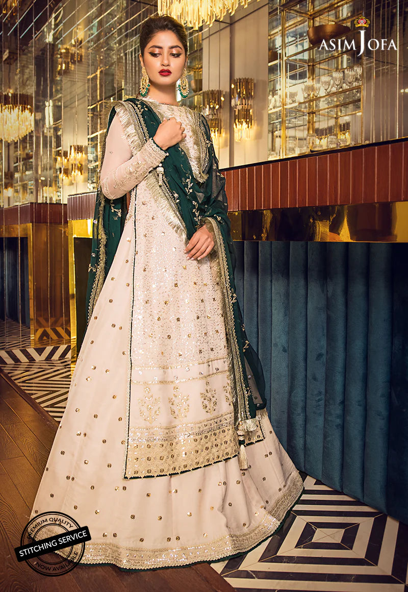 Asim Jofa Jaan-e-Adaa Sajal Edit Unstitched Embroidered Suit AJSE-10