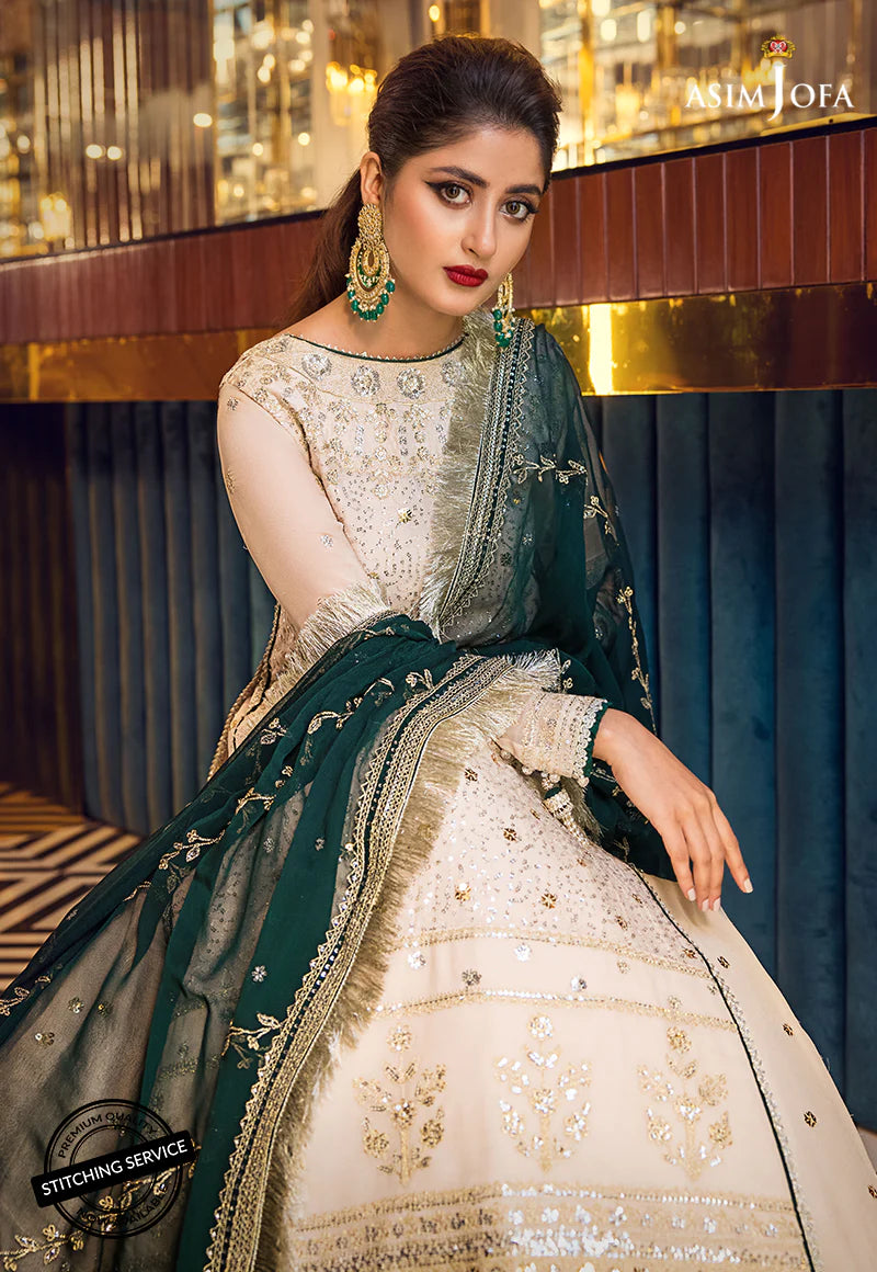 Asim Jofa Jaan-e-Adaa Sajal Edit Unstitched Embroidered Suit AJSE-10