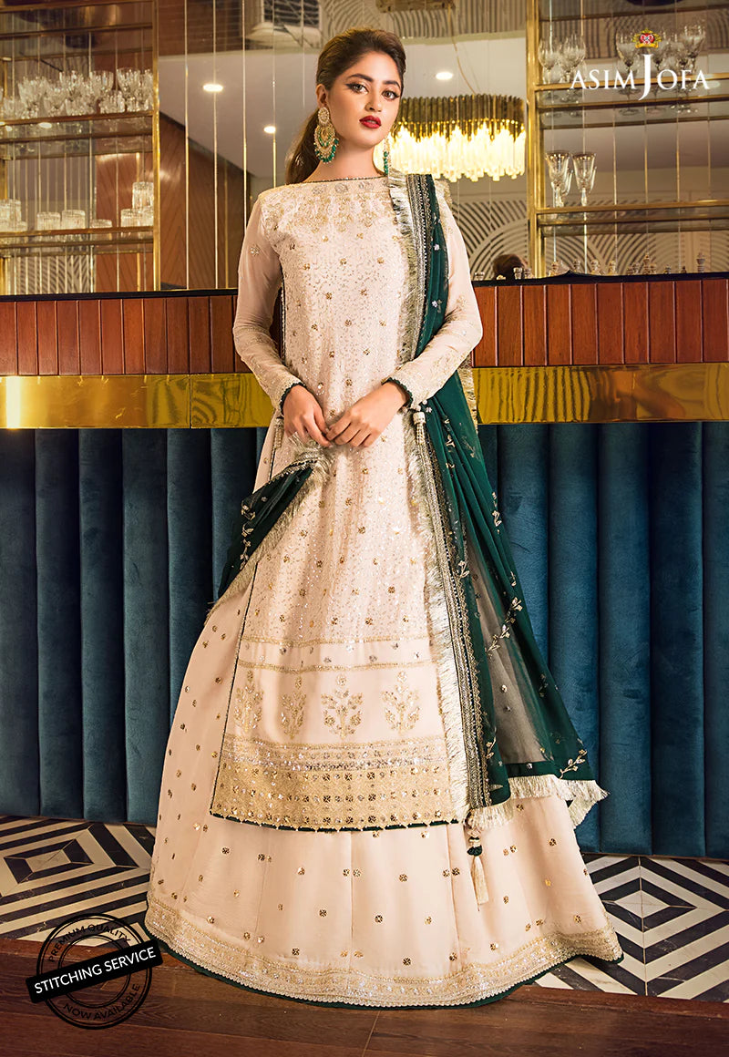 Asim Jofa Jaan-e-Adaa Sajal Edit Unstitched Embroidered Suit AJSE-10