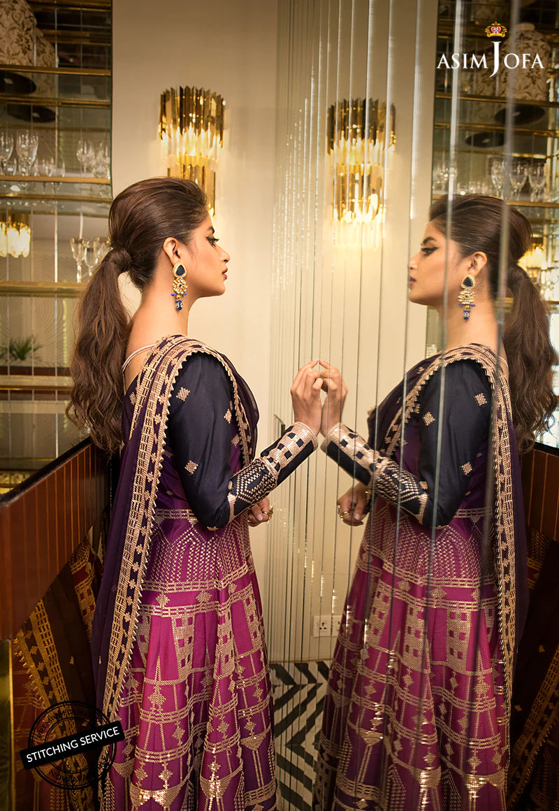 Asim Jofa Jaan-e-Adaa Sajal Edit Unstitched Embroidered Suit AJSE-11