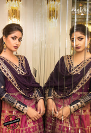 Asim Jofa Jaan-e-Adaa Sajal Edit Unstitched Embroidered Suit AJSE-11
