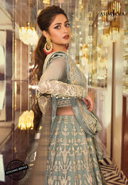 Asim Jofa Jaan-e-Adaa Sajal Edition Unstitched Chiffon Suit AJSE-12