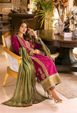 Maahru & Noorie by Asim Jofa Unstitched Embroidered 3Pc Suit AJSM-01